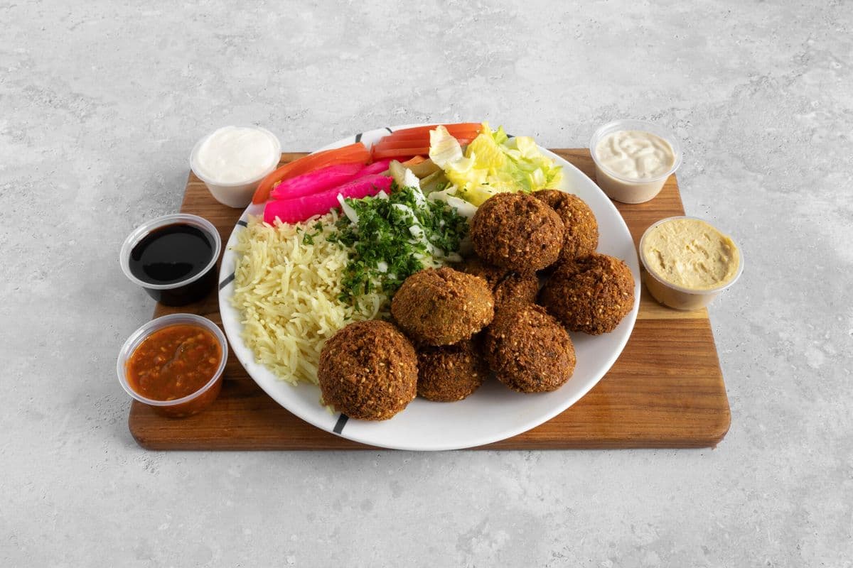 Falafel Rice or Salad Meal