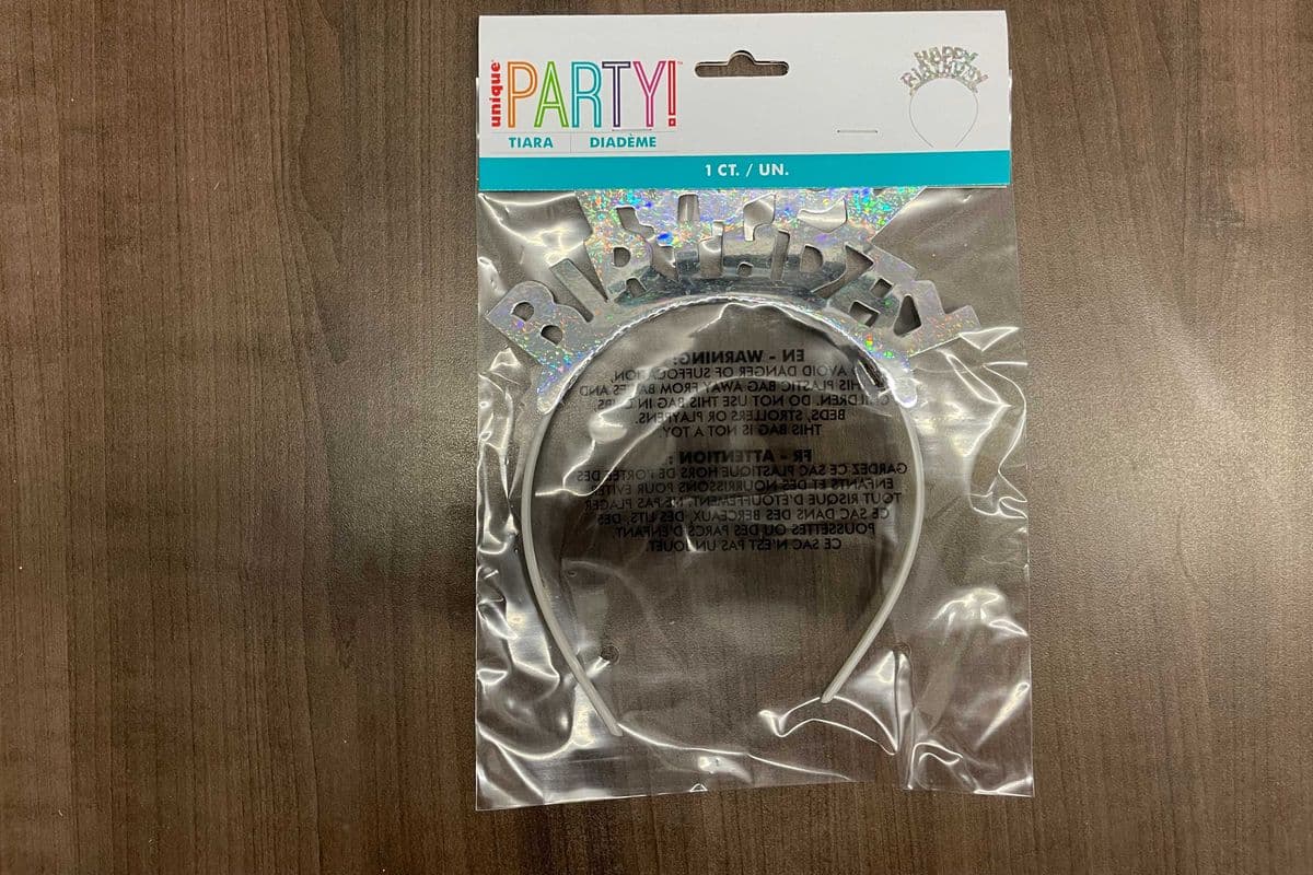 Prismatic Birthday Tiara 1pc