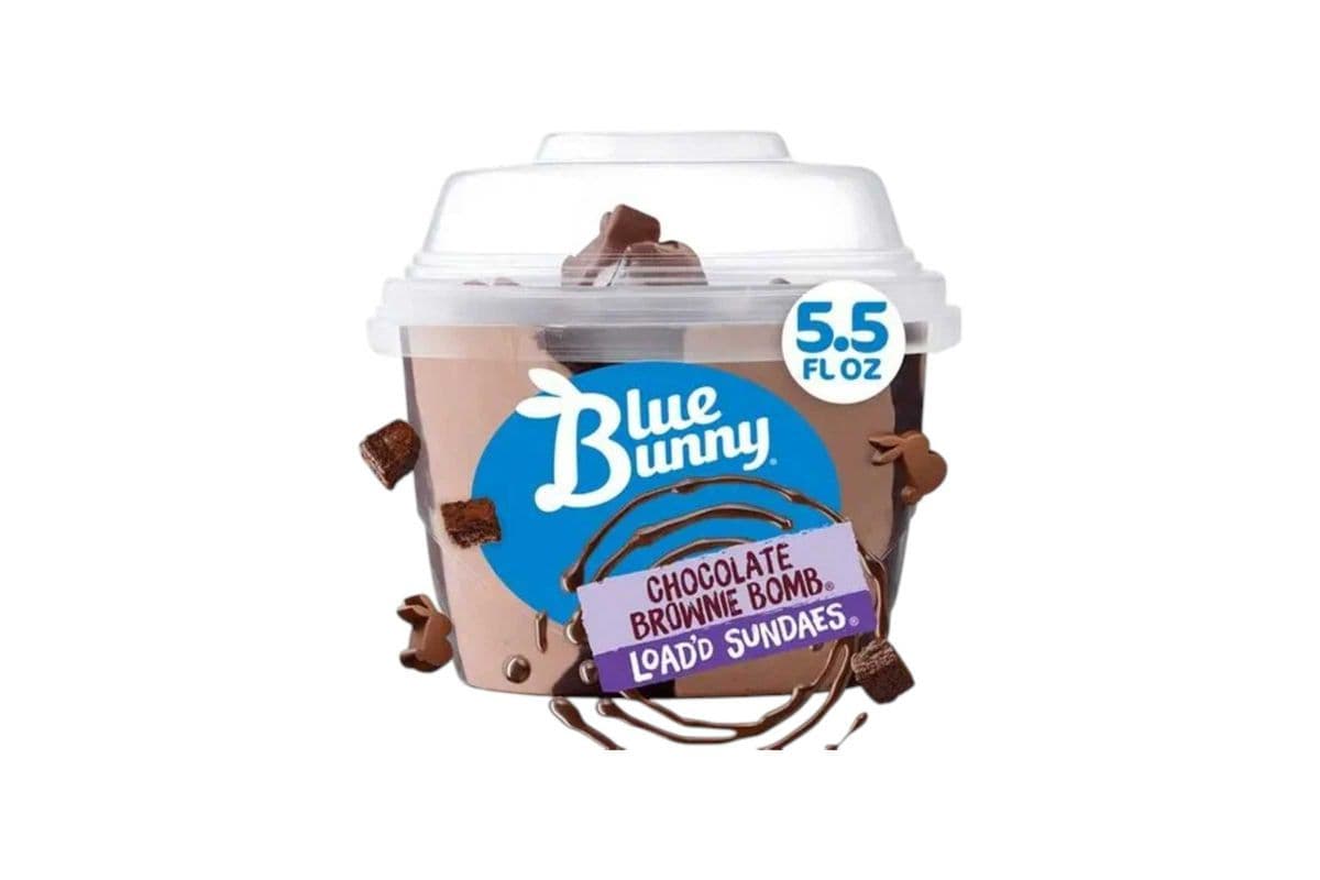 Blue Bunny Chocolate Brownie Bomb Sundae (162.6ml) (350 Cal)