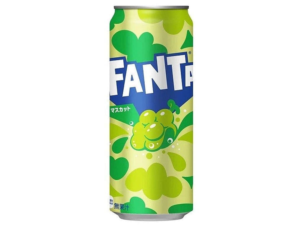 Fanta Muscat Green Grape Japanese Soda Pop 500ml Canned Asian Beverage