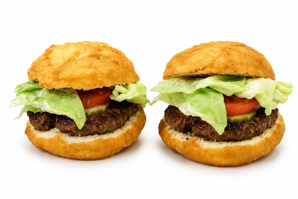 2 Bannock Beef Burgers