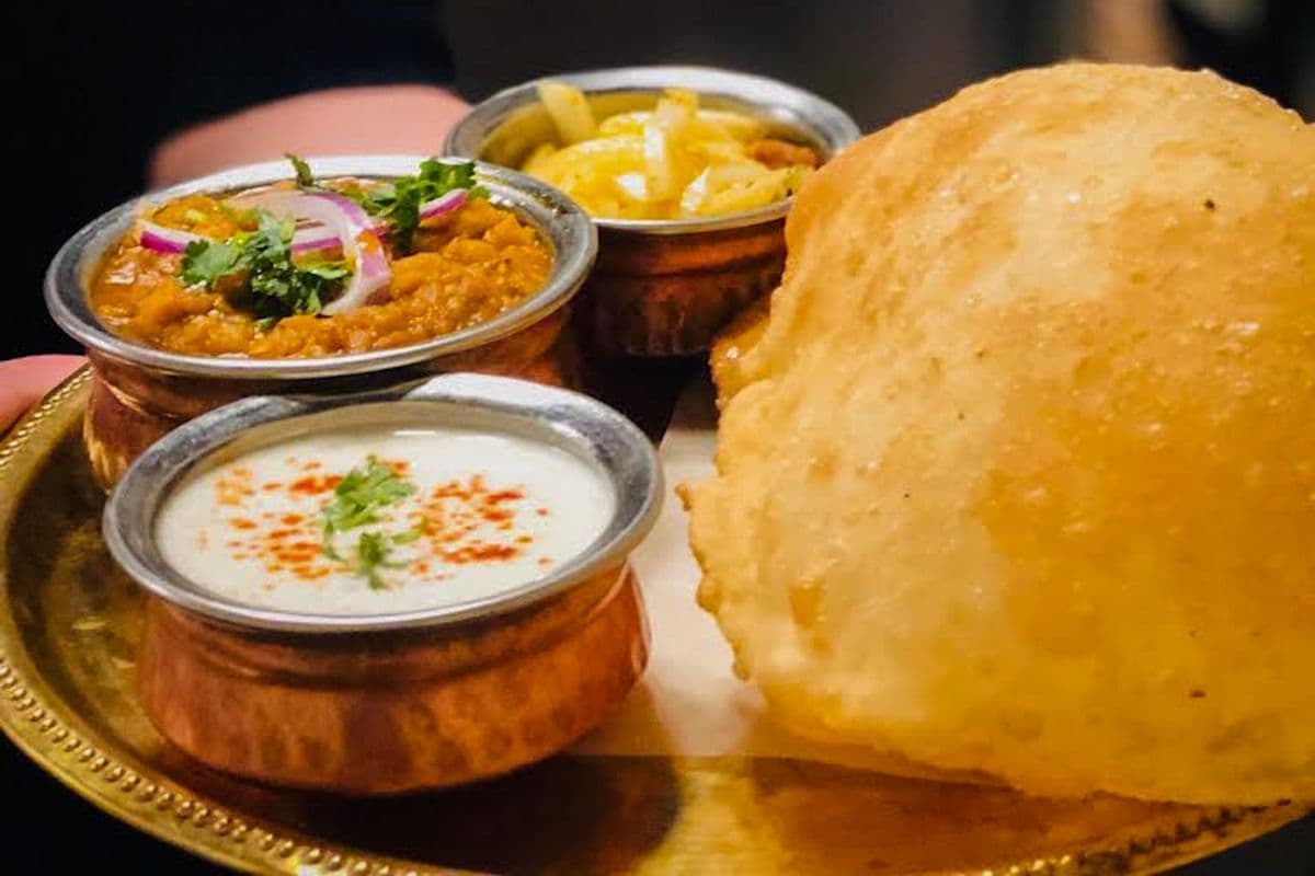 Chana Bhatura Plate