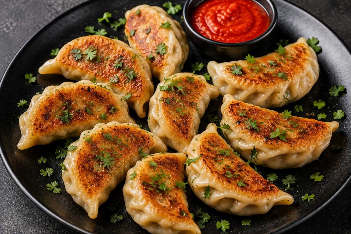 Pan Fried Momo