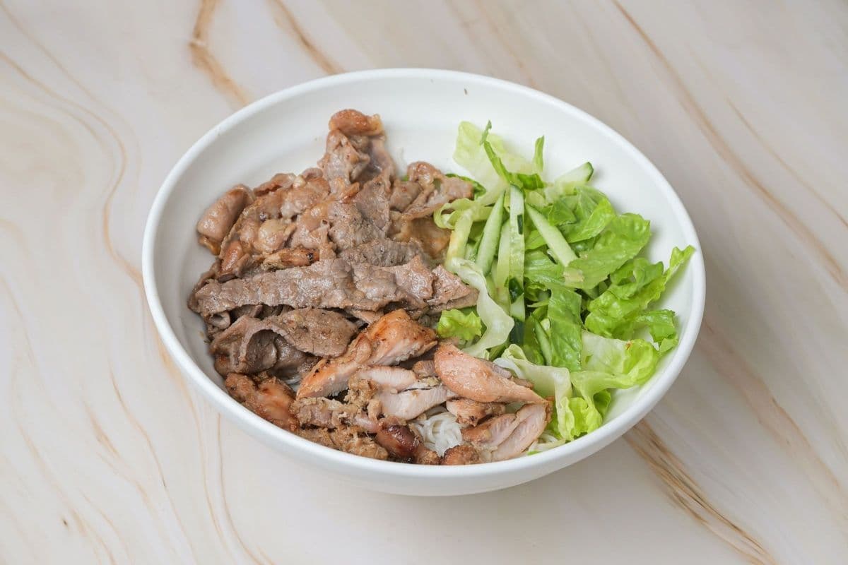 11. Three Colour Vermicelli Bowl