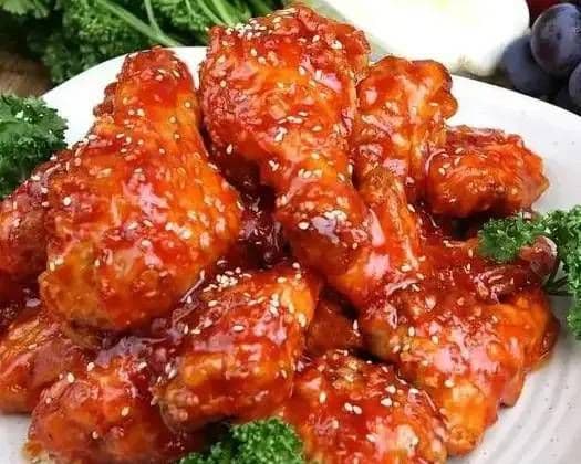 Seasoned Sweet Chicken / Poulet à la sauce sucrée