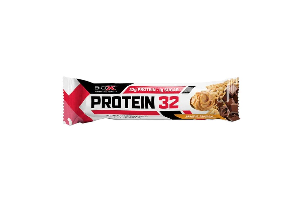 BIO X PEANUT CRUNCH PROTIEN BAR (32G PROTIEN) (90G) (320 Cal)