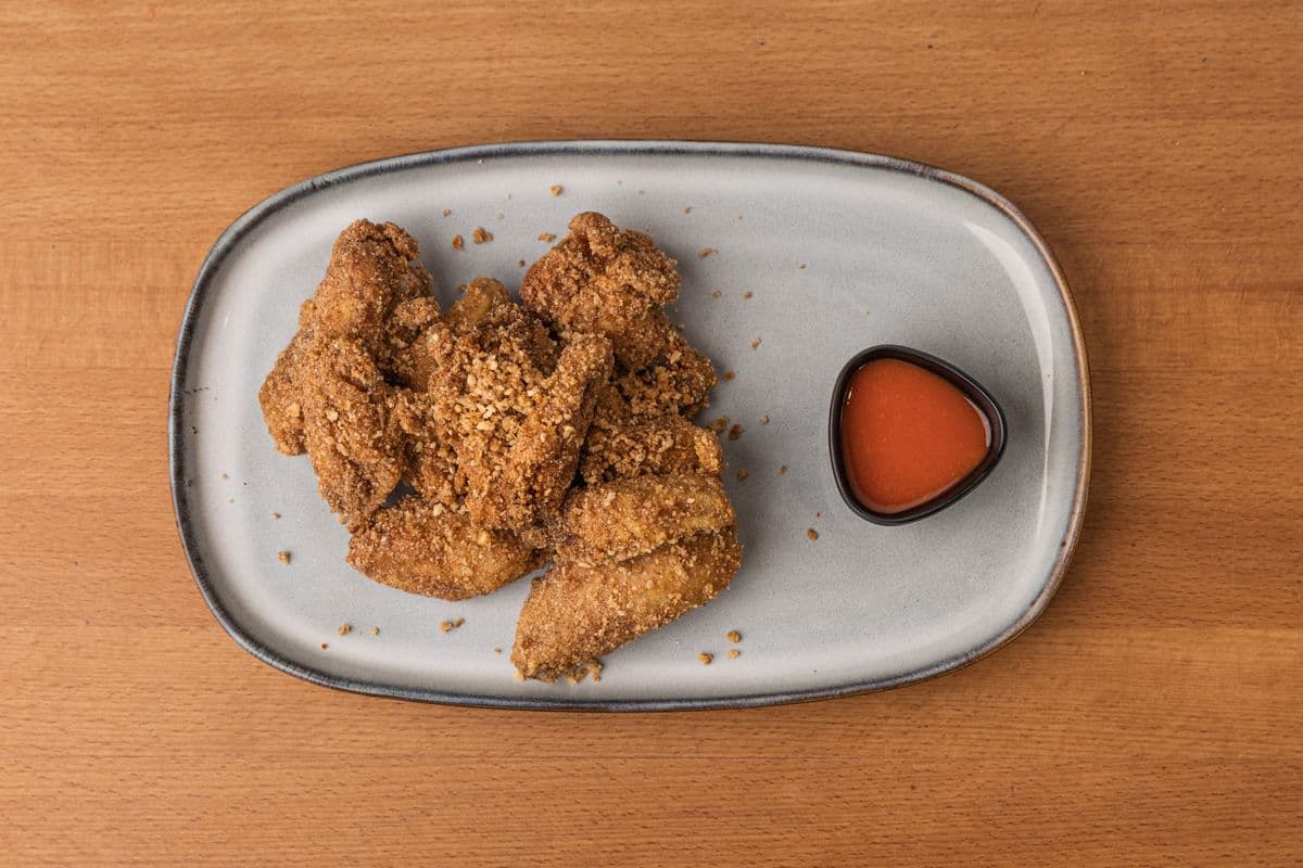 Waffle Crusted Wings
