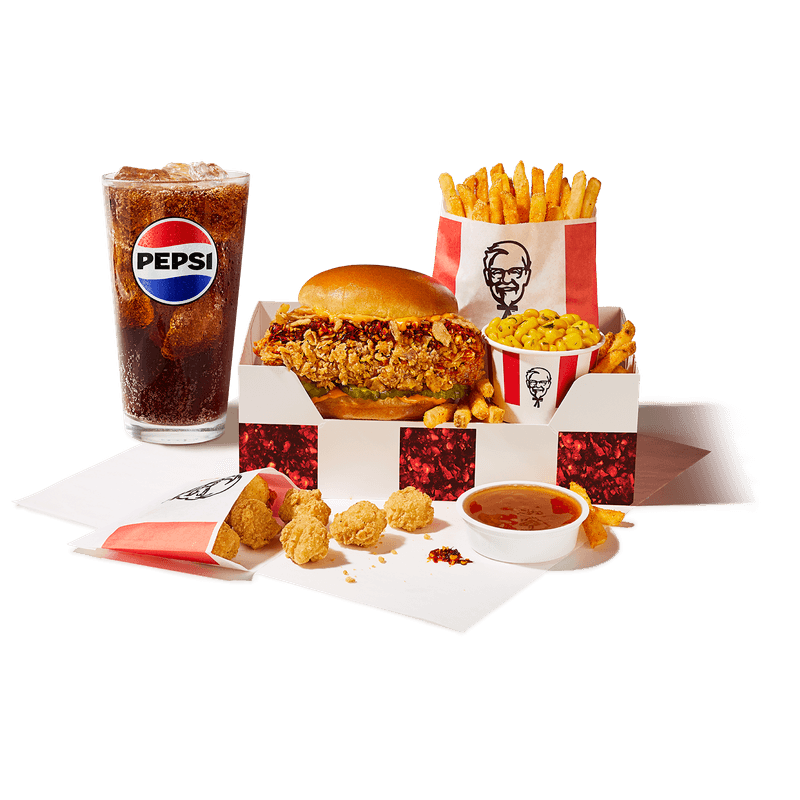 Chili Crunch Chicken Sandwich Box Meal