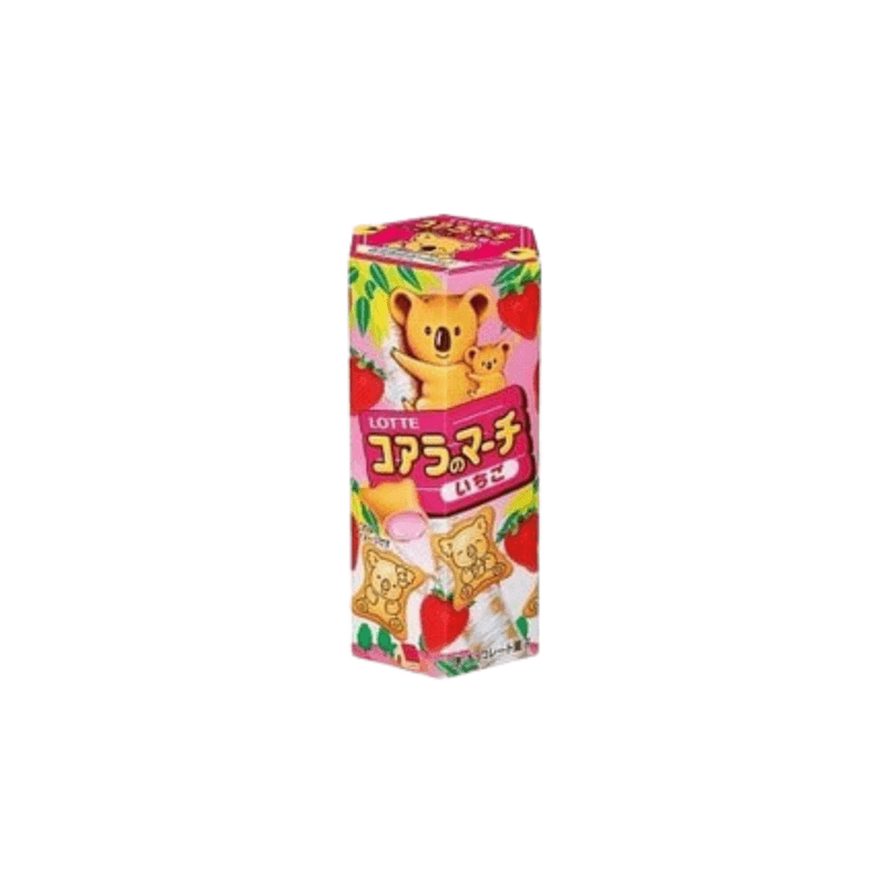 Strawberry Flavor Lotte Koals Cookies - Japan (48g)