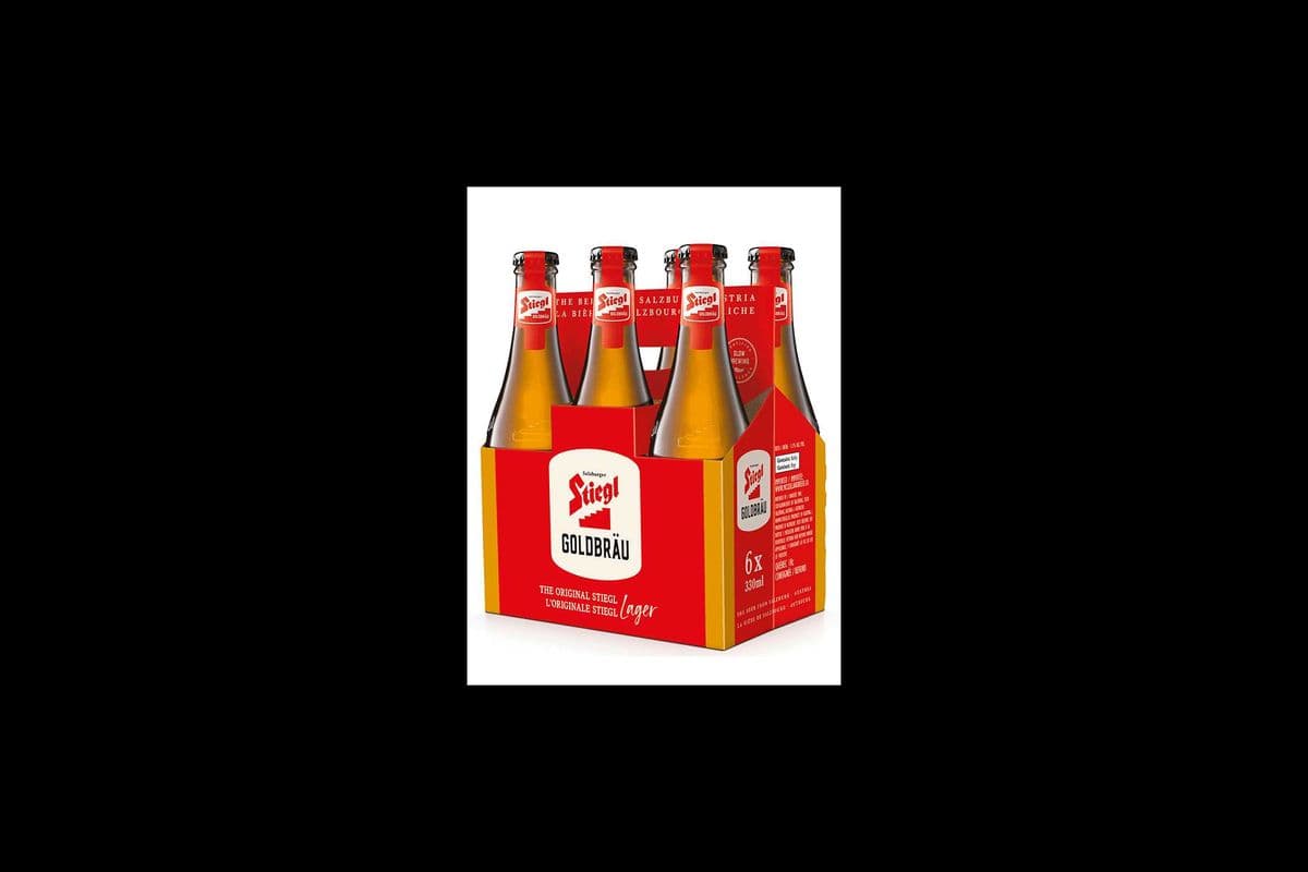 STIEGL GOLDBRAU LAGER BOTTLES - (6*330ML) 6BOTTLES (6 x 6*330ML)