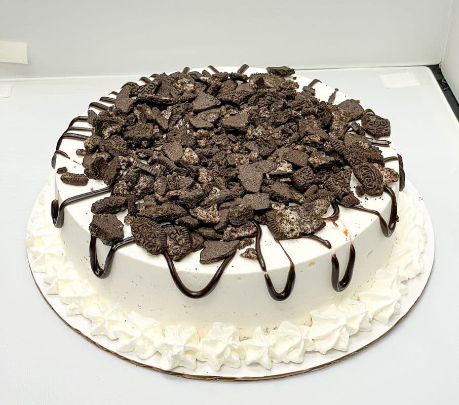 Large Cookies 'N' Cream Ice Cream Cake