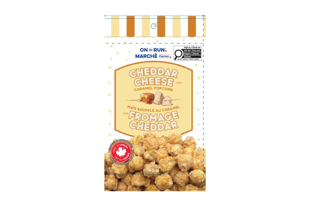 On The Run Cheddar Cheese Caramel Popcorn (80g) 77150