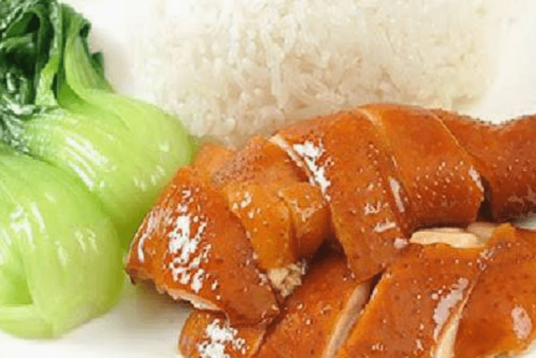 Soy Sauce Chicken on Rice