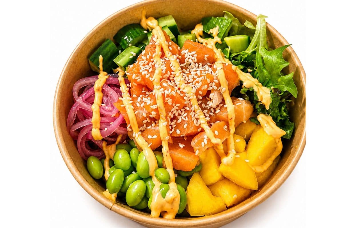 Spicy Salmon Poke Bowl