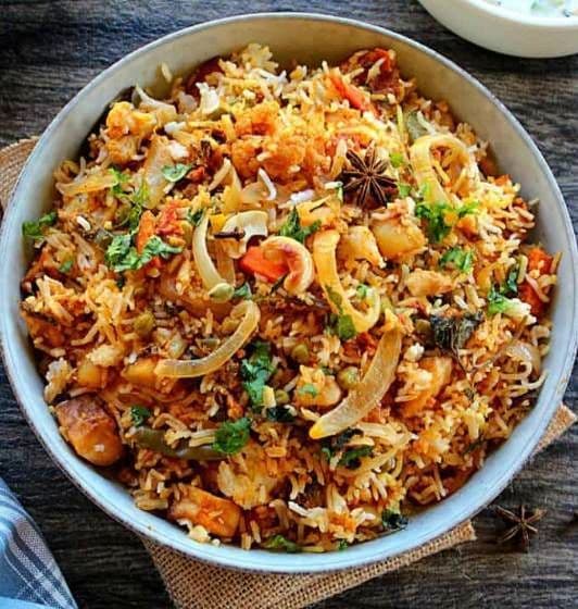 Biryani de légumes / Biryani of Vegetables