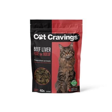 Cat Cravings Freeze Dried Beef Liver 40 gm Cat Treat