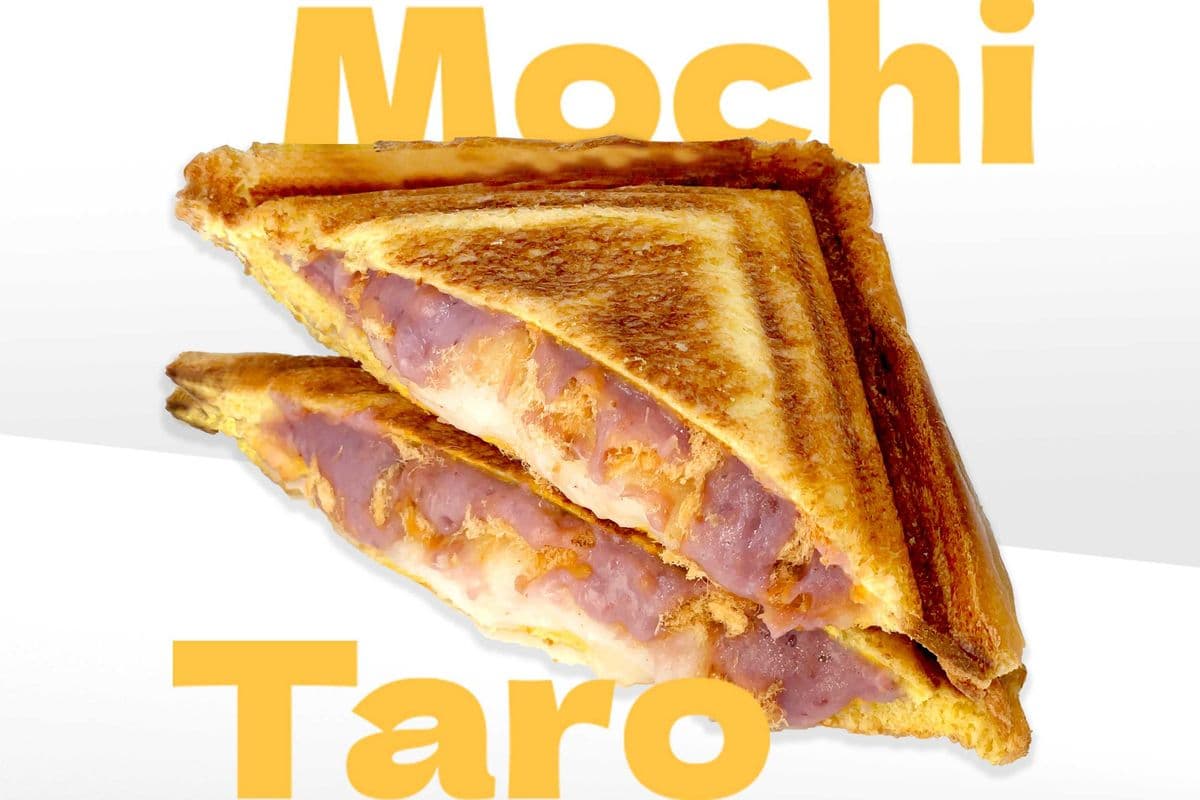 Mochi Taro with Pork Floss- Pocket Sandwich (Hot)