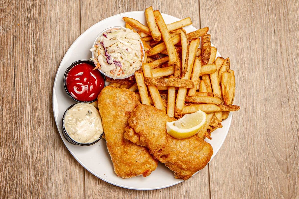 Barb's Fish and Chips Dinner (2 pcs cod)