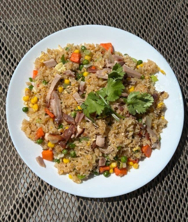 Riz Sauté au Poulet / Fried Rice with Chicken