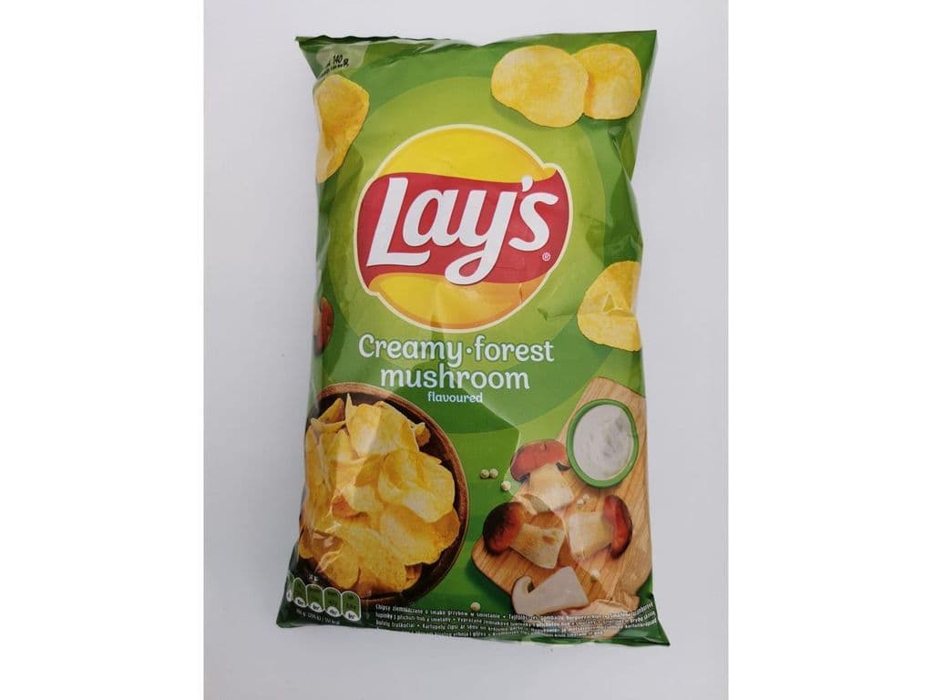 Lays Creamy Forest Mushroom Polish Potato Chips 130g 