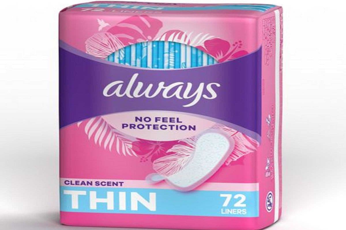 Always No Feel Protection Thin (72 Liners)