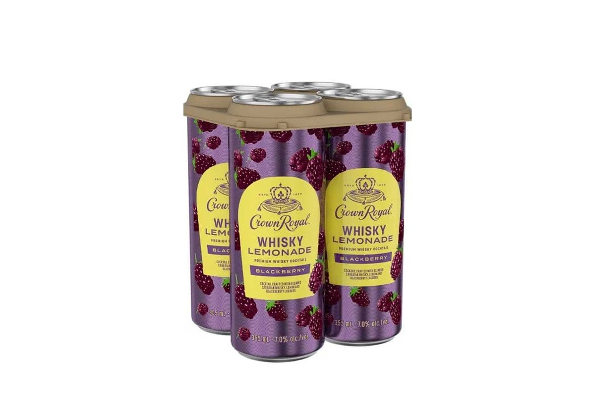Crown royal Blackberry Whisky Lemonade (4 x 355ml)