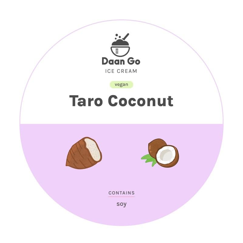 Taro Coconut Ice Cream