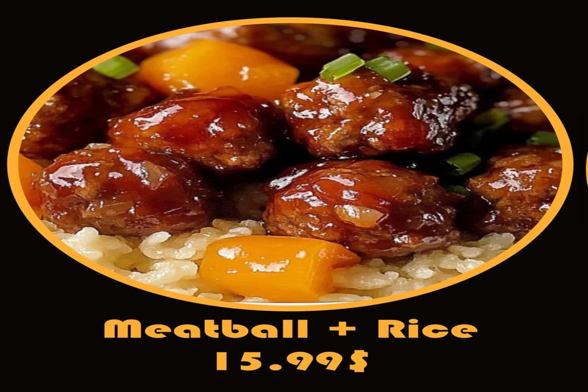 Meatball with Rice