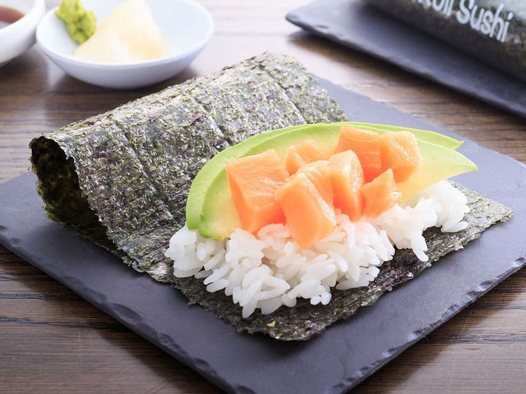 Salmon Avocado Temaki