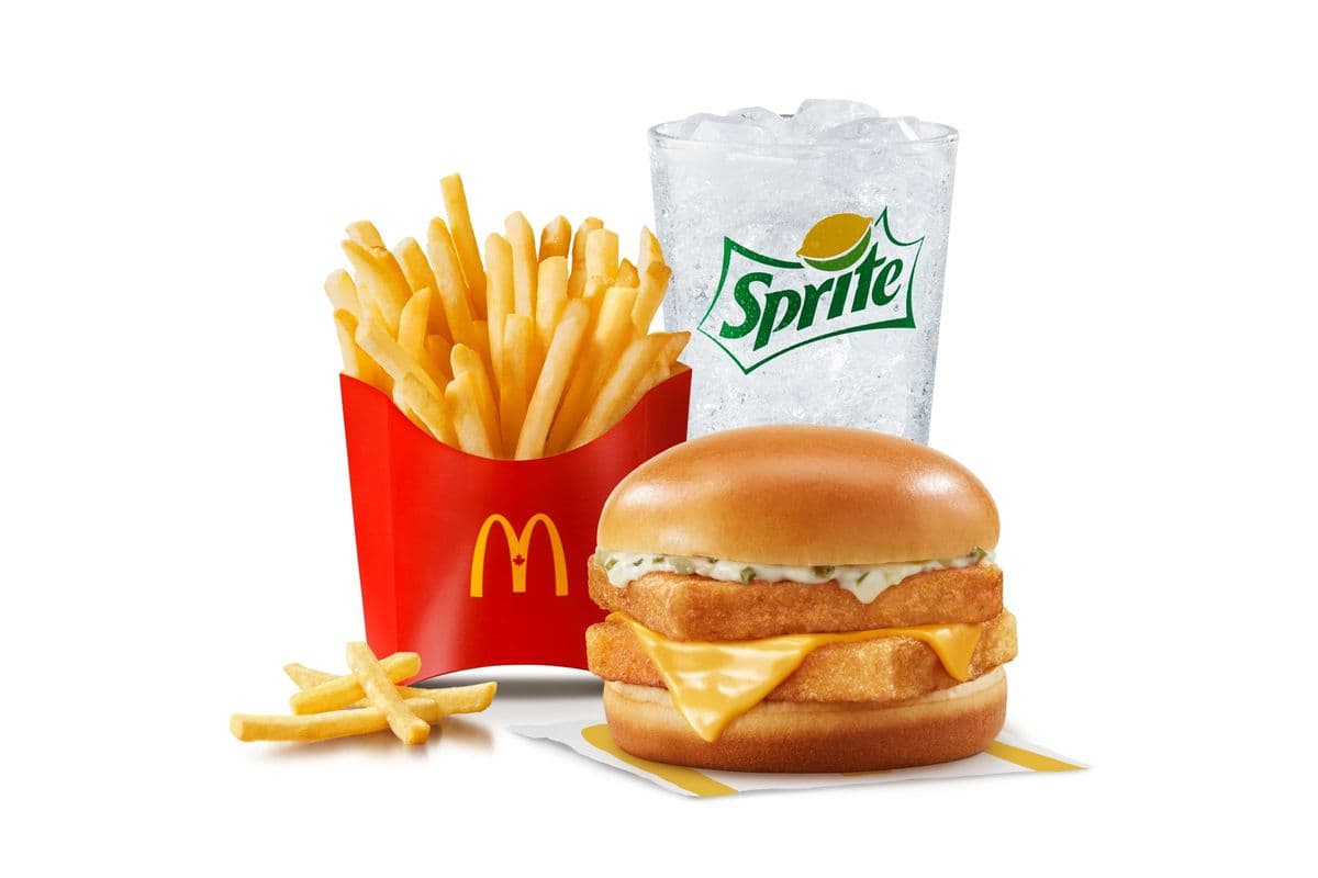 Double Filet-O-Fish Extra Value Meal [710-1140 Cals]