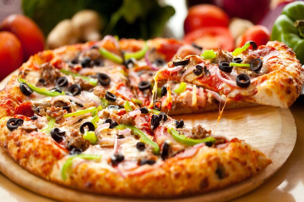 Medium Ricky's Loaded Pizza