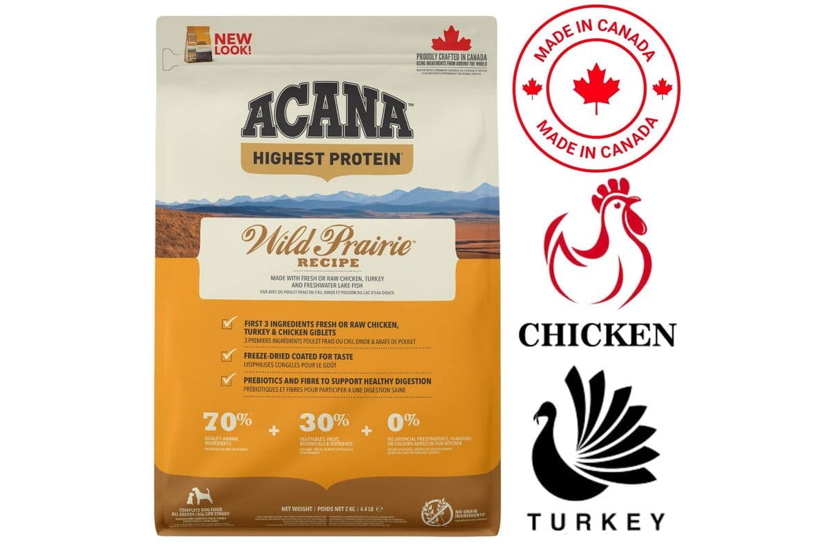 Acana - Wild Prairie Adult Dry Dog Food (4.4 lbs)