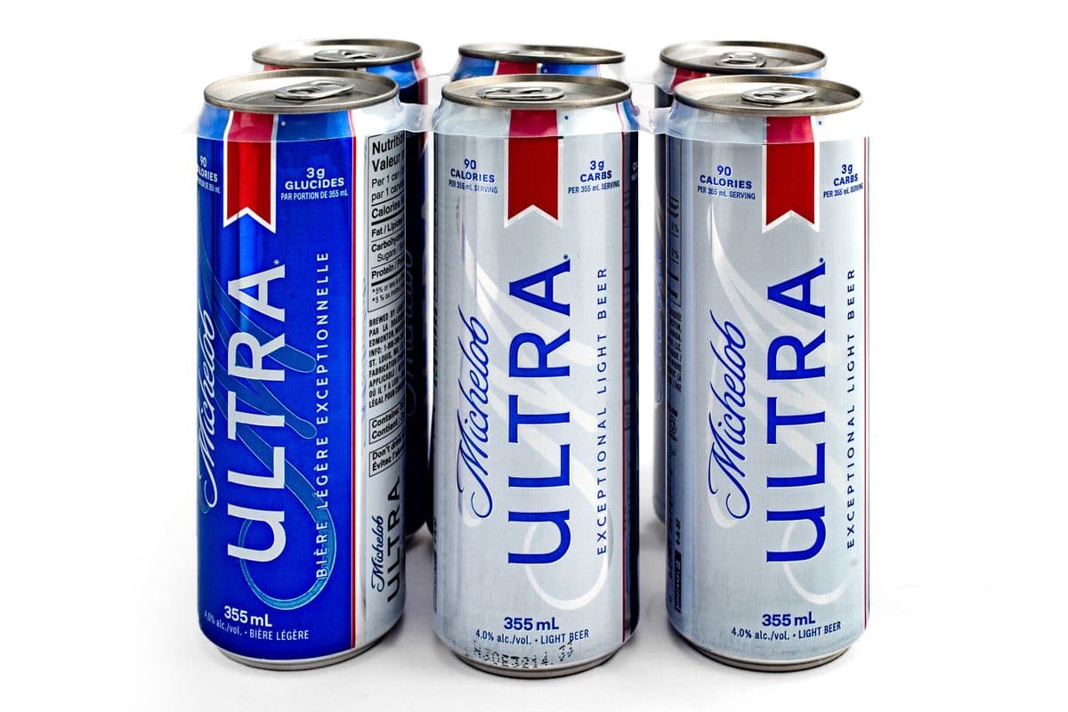 Michelob Ultra (90 Calories) (6 Cans) (1 x 341 ml)
