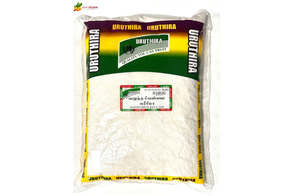 Uruthira Roasted White Rice Flour (8lb)
