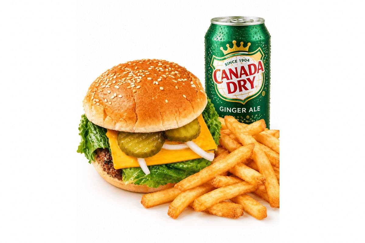 Chicken Cheese Burger Combo