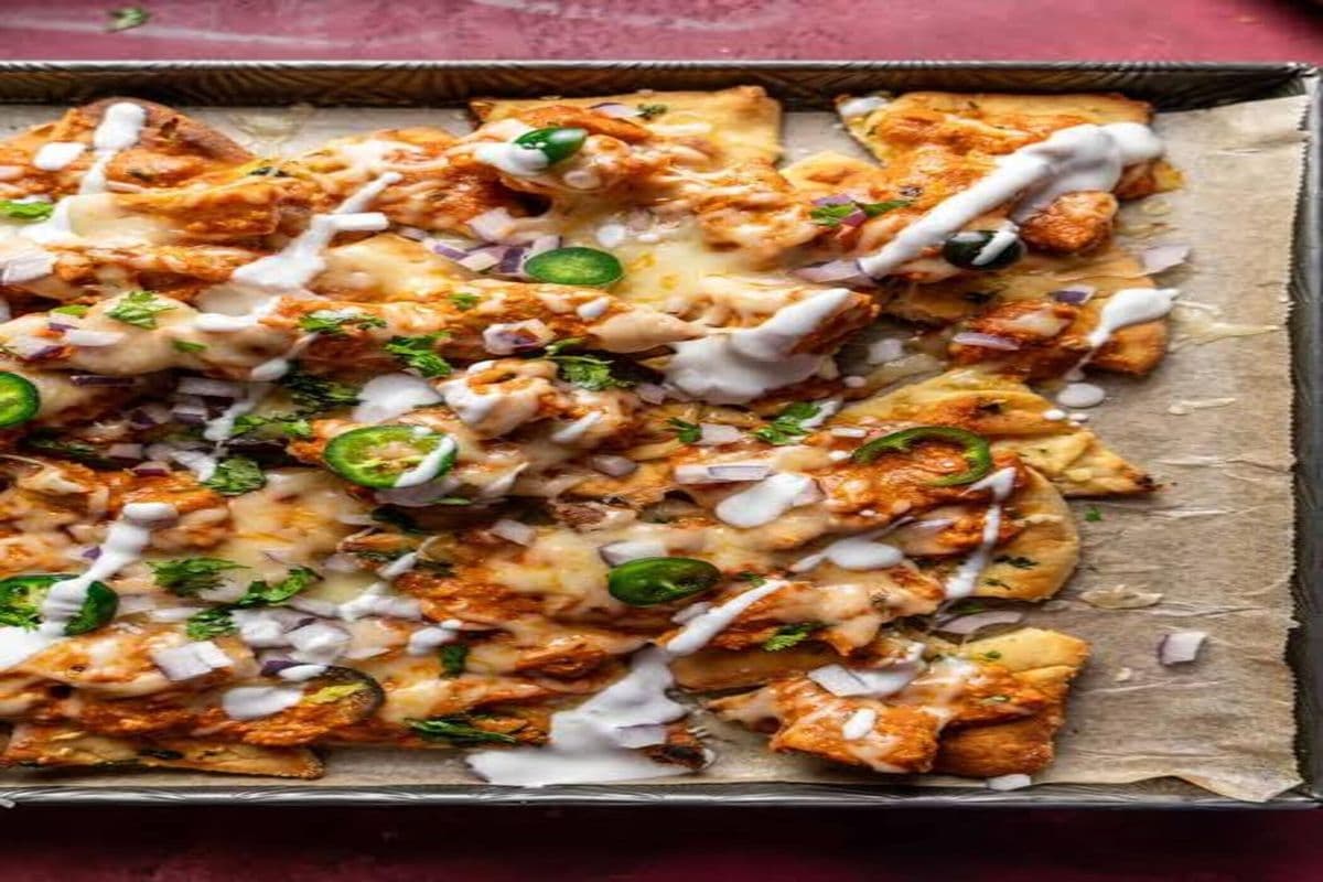 Butter Chicken Nachos
