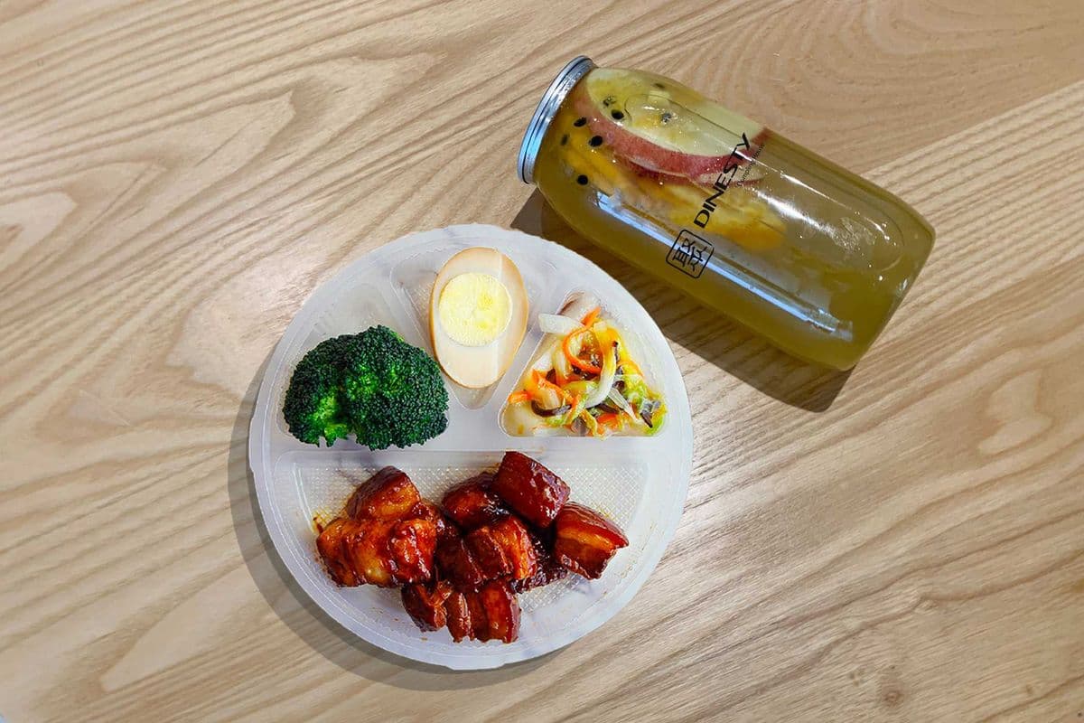Stewed Pork in Brown Sauce Bento Box 紅燒肉便當