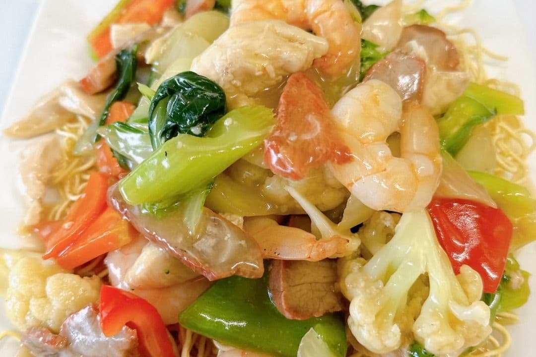 N01. Cantonese Chow Mein 广东炒面