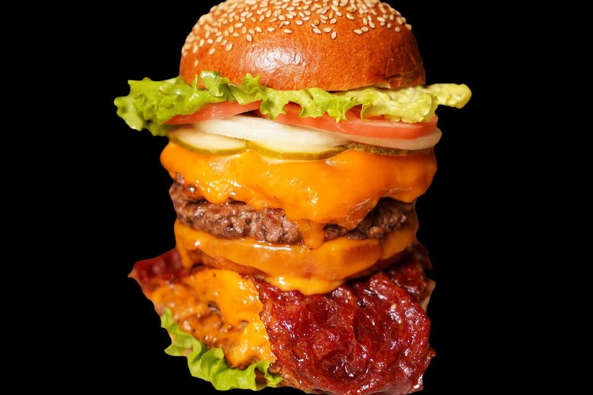 Triple Blaze Burger