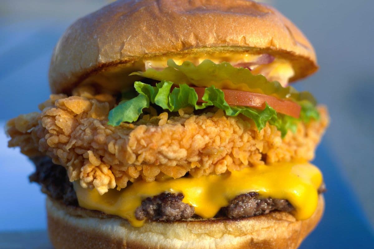 *NEW* Chick N Beef Burger Combo