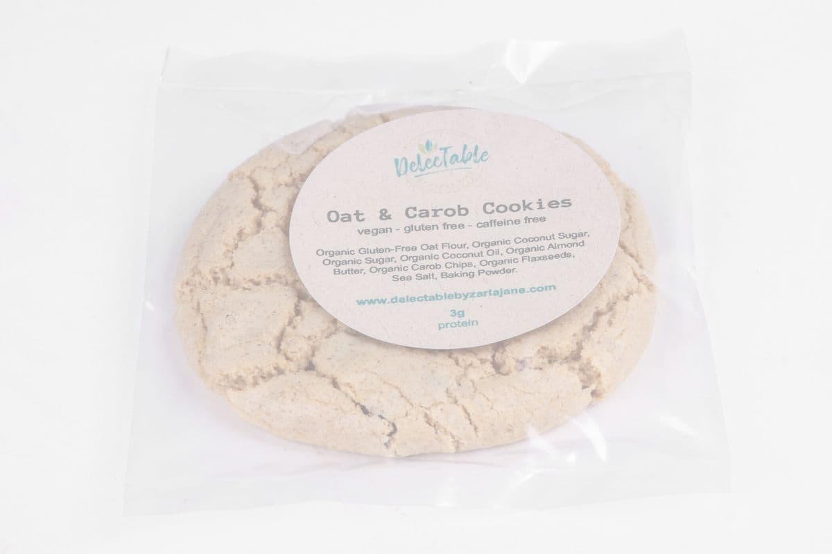 GF Carob and Oats Cookies