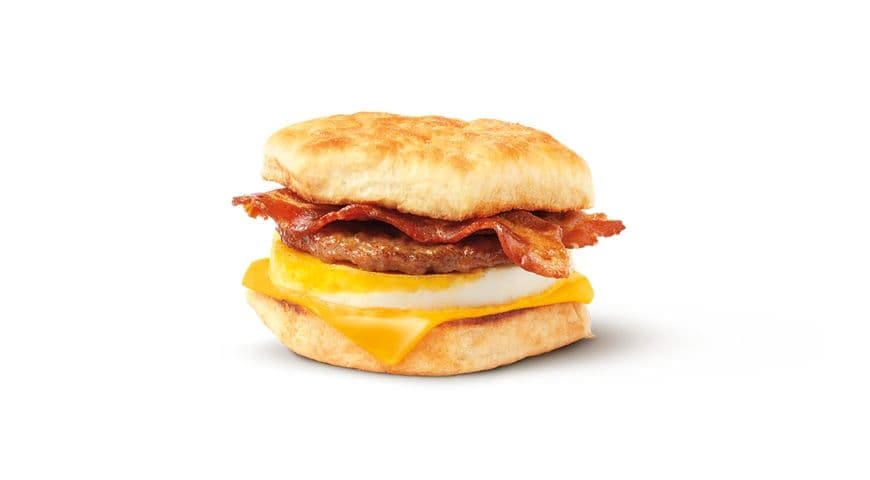 Sausage & Bacon Breakfast Sandwich