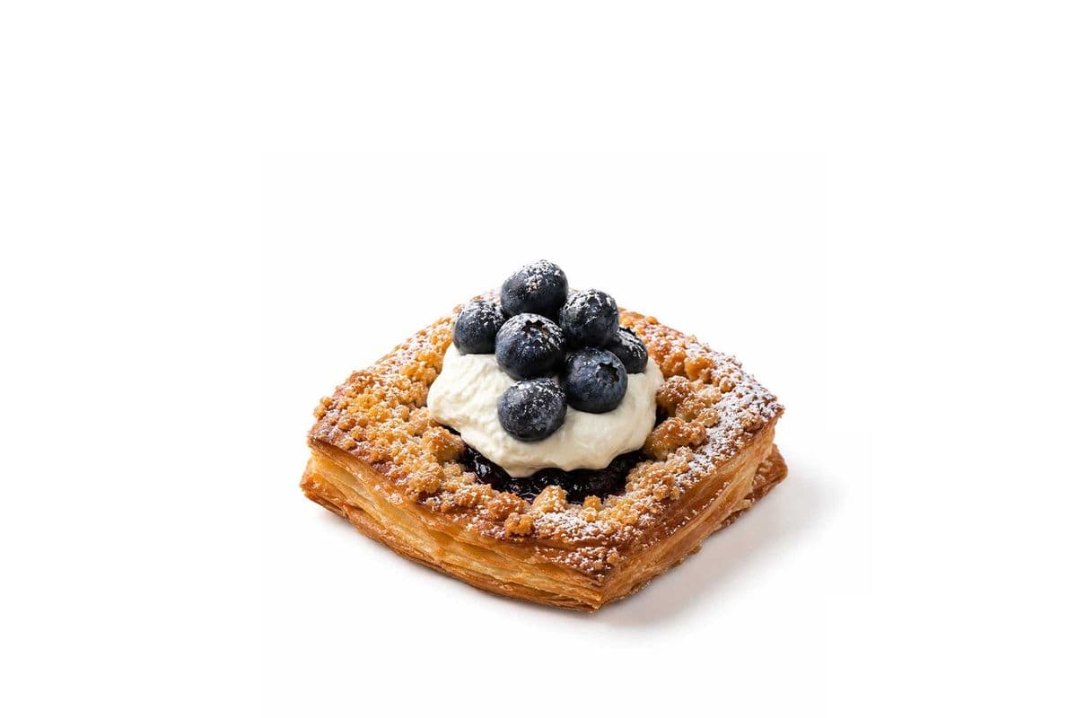 Blueberry Crumble Danish