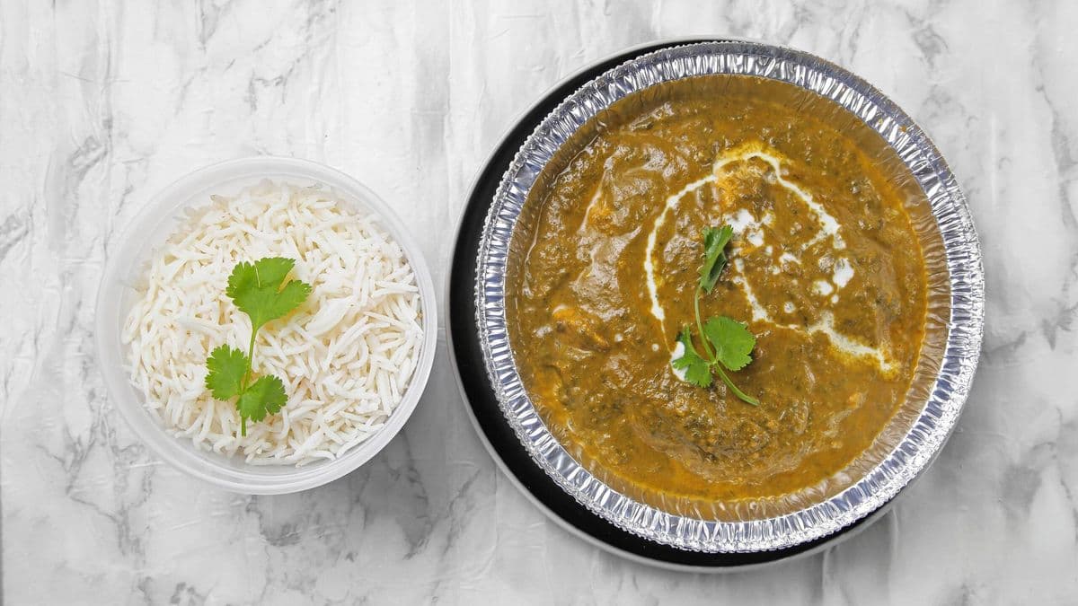 Chicken Saag Rice