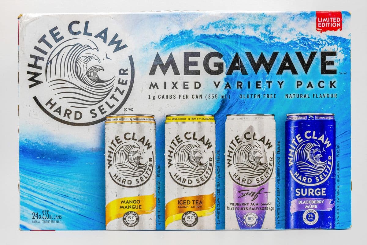 WHITE CLAW MEGAWAVE VP 24PK (1 x 24X355ML)