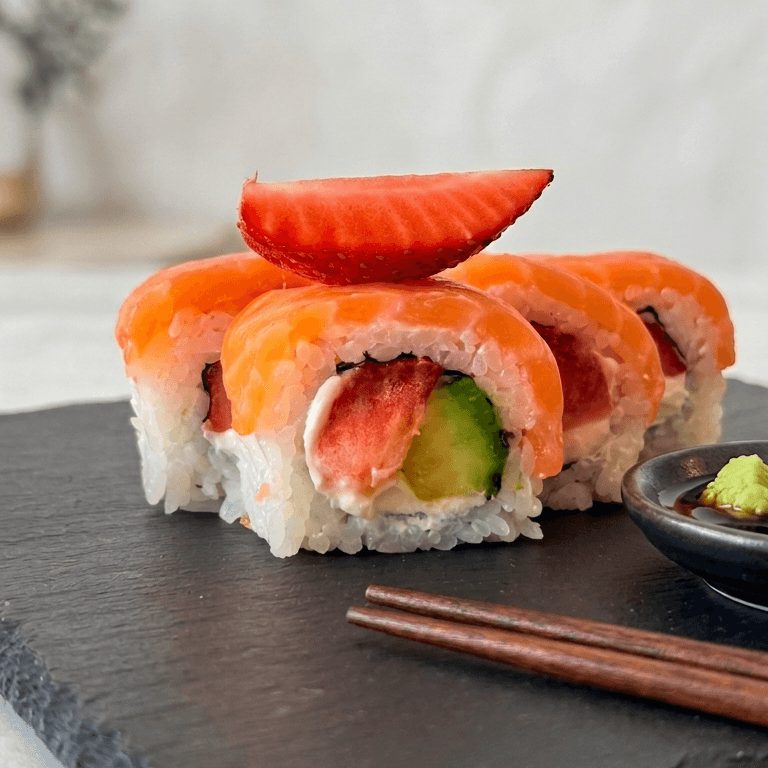 Salmon Strawberry Philadelphia