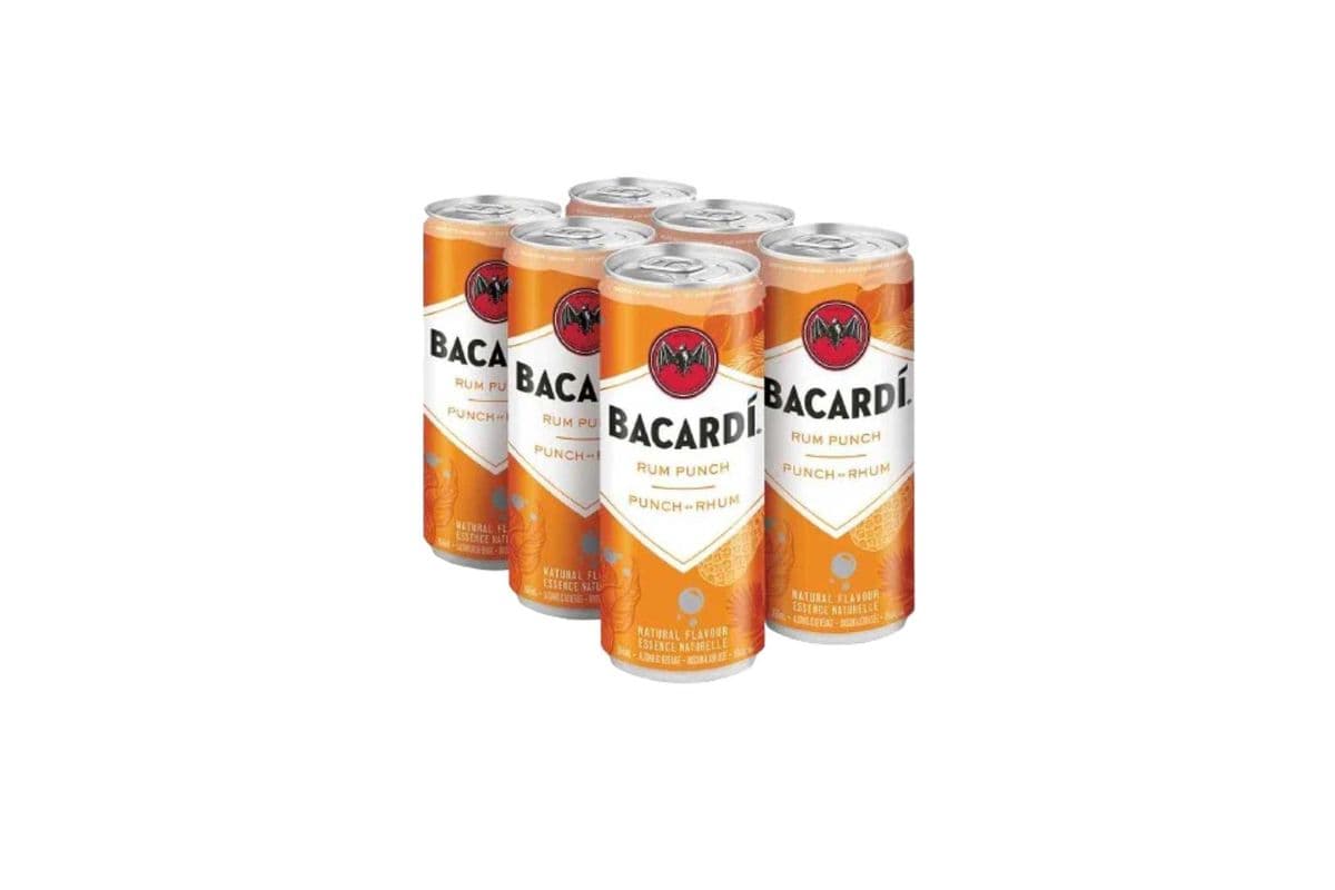 Bacardi Rum Punch (6 x 355mL Cans)