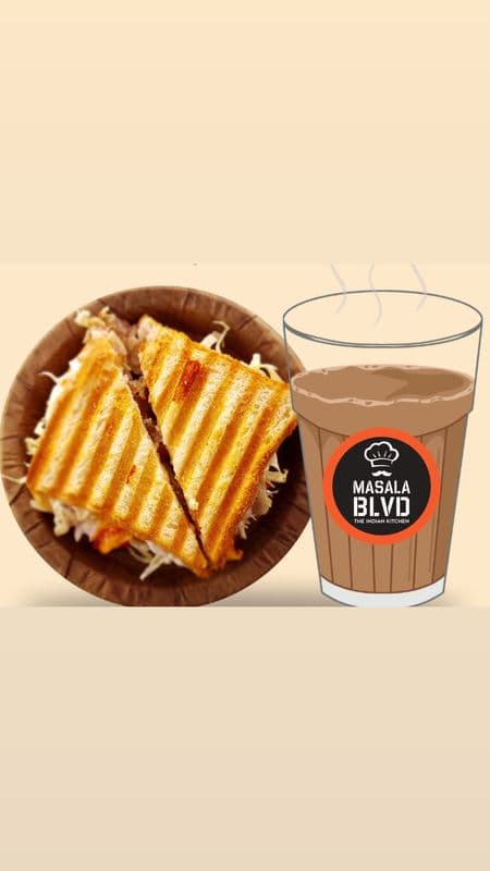 Chai & Grilled Cheese Sandwich