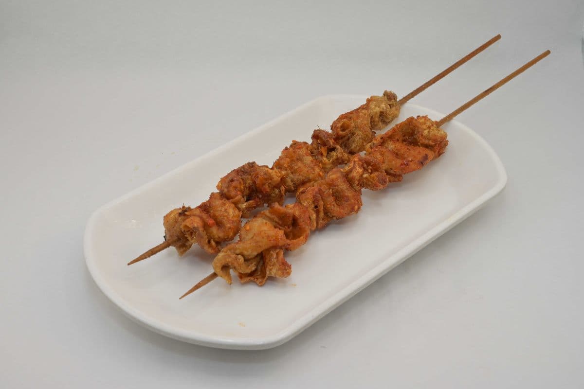 BBQ Chicken Skin (2 skewers) 烤鸡皮 (2串)