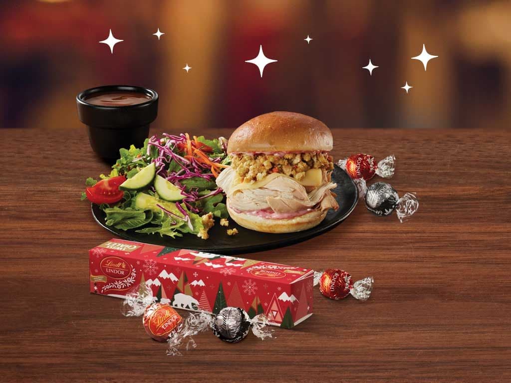 Festive Chicken on a Bun
